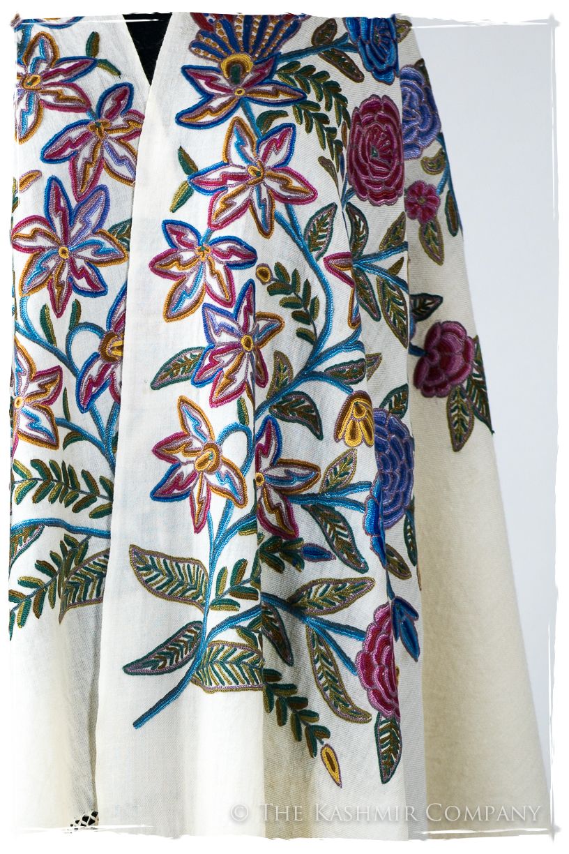 Nouvelle Soirée Celiné d'ivoire Shawl