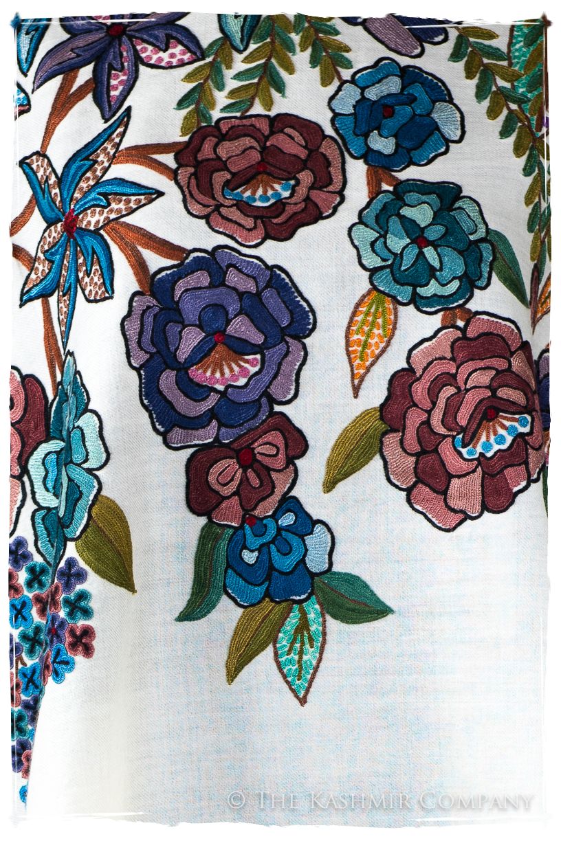 Nouvelle Soirée Genevé d'ivoire Shawl