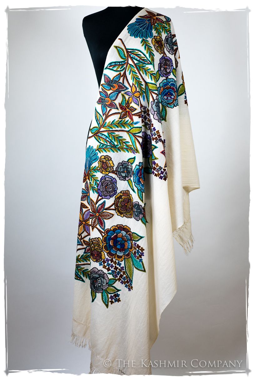Nouvelle Soirée Marlène d'ivoire Shawl
