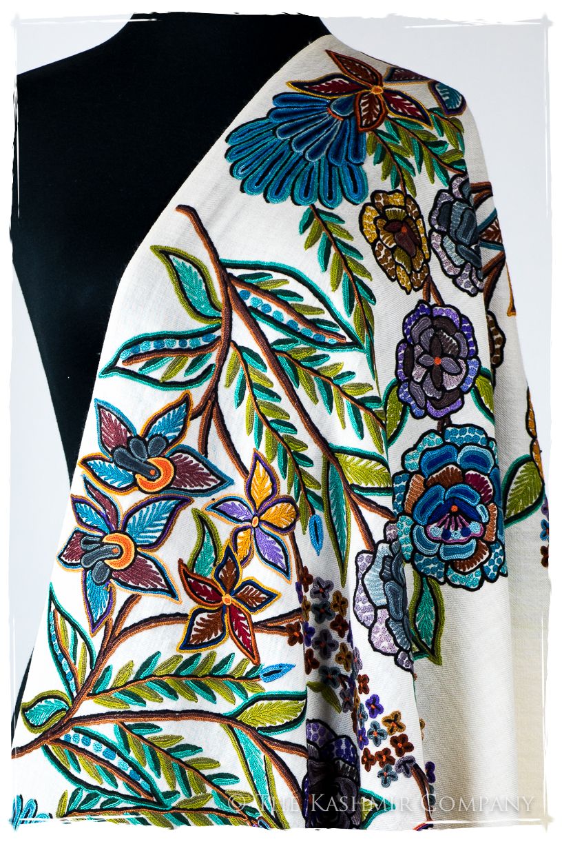 Nouvelle Soirée Marlène d'ivoire Shawl
