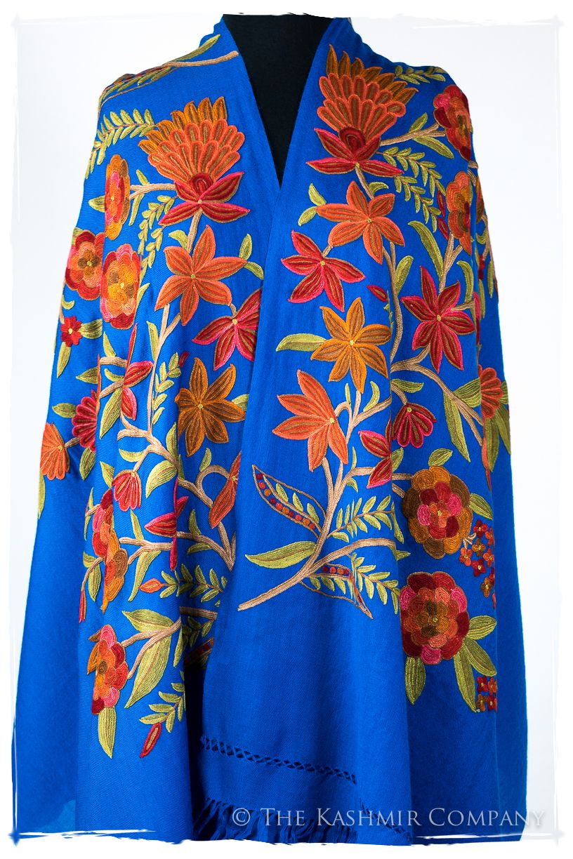 Nouvelle Soirée Océane Bleu Shawl