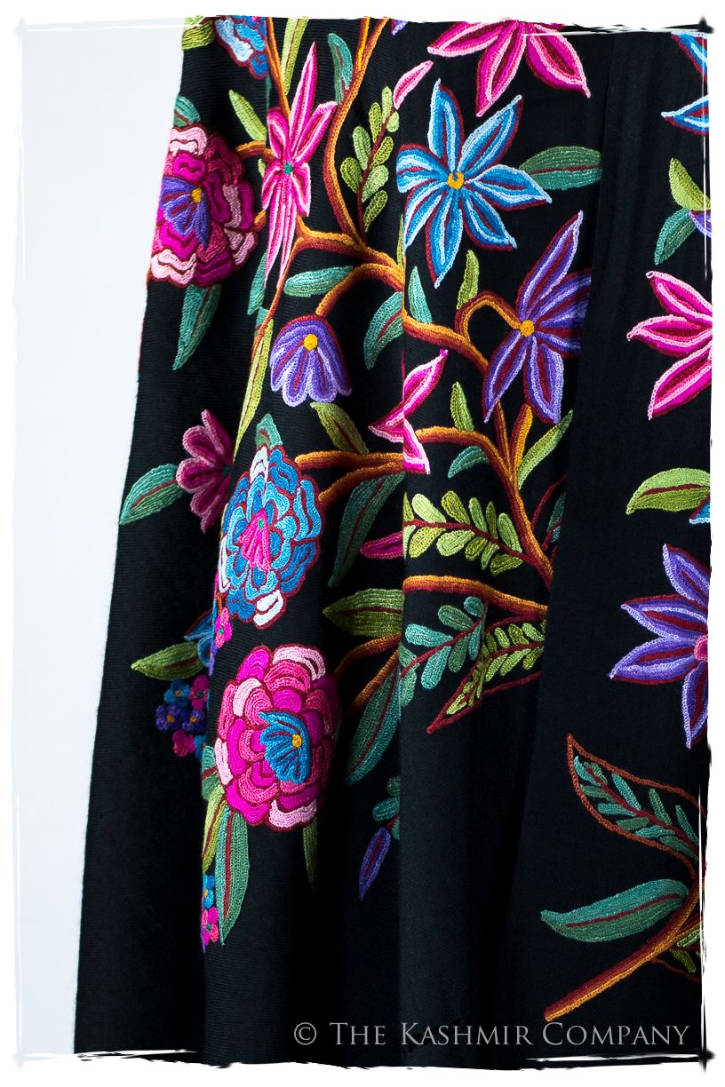 Nouvelle Soirée Célestine Noir Shawl