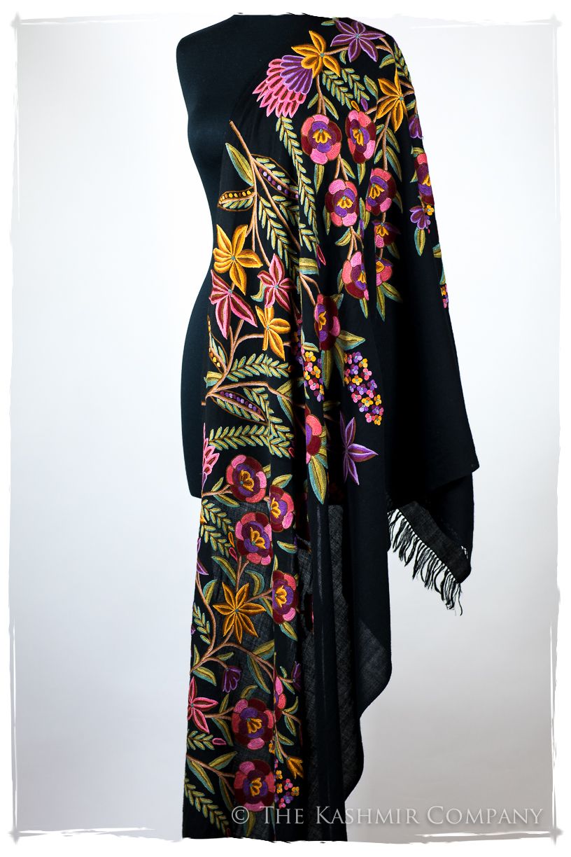 Nouvelle Soirée Mirielle Noir Shawl