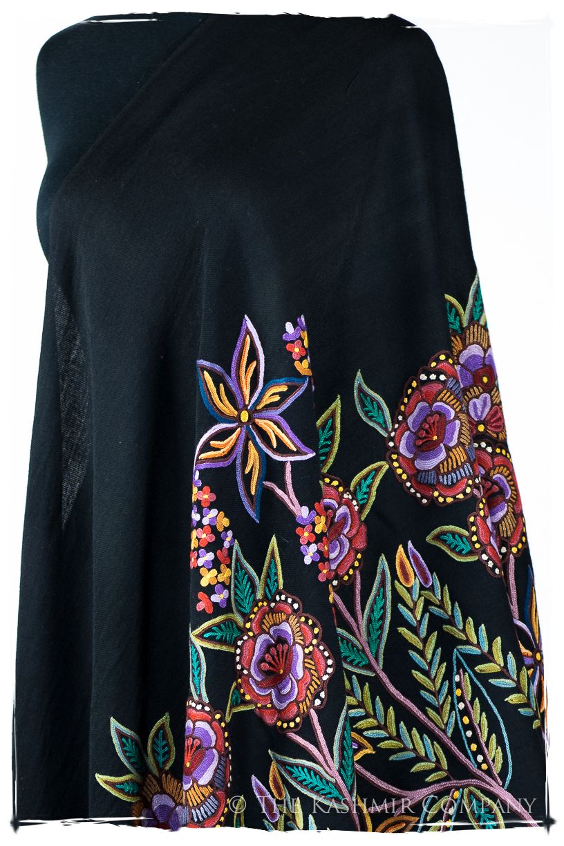 Nouvelle Soirée Véronique Noir Shawl