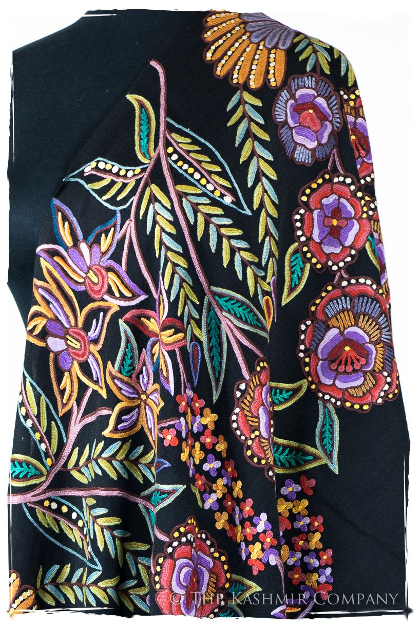 Nouvelle Soirée Véronique Noir Shawl