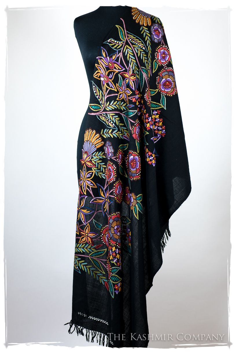 Nouvelle Soirée Véronique Noir Shawl