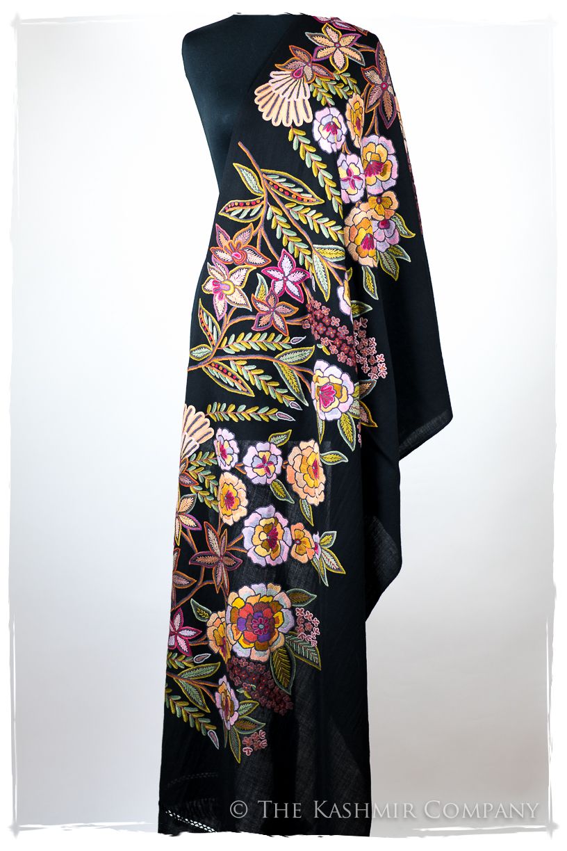 Nouvelle Soirée Luciénne Noir Shawl