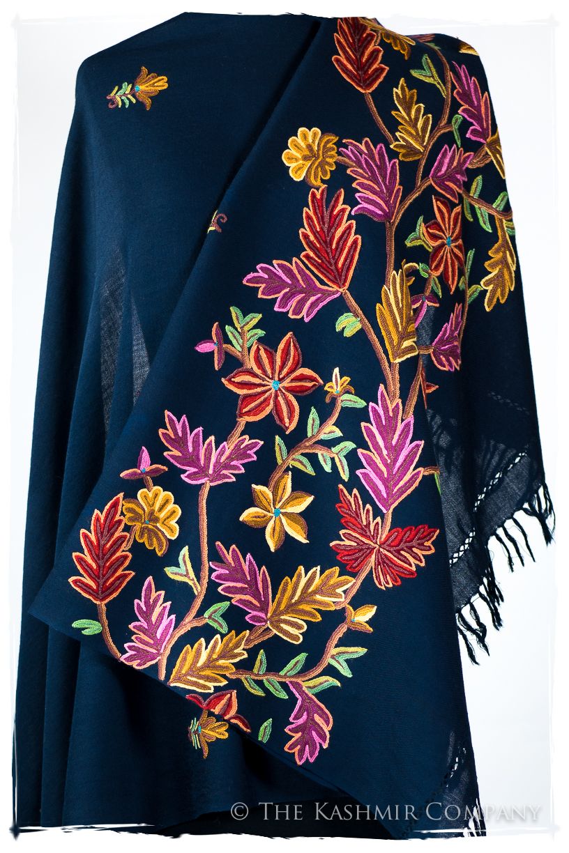 Benoite Clairière Bleu Renoirs Dream Shawl