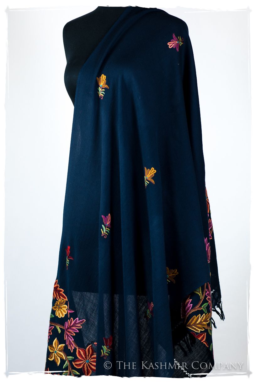 Benoite Clairière Bleu Renoirs Dream Shawl