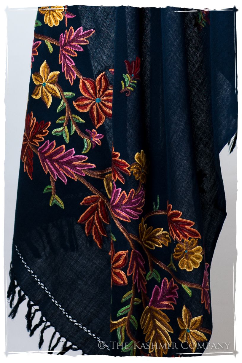 Benoite Clairière Bleu Renoirs Dream Shawl