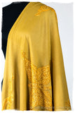 Soufre Amber Royale Paisley Shawl