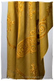 Soufre Amber Royale Paisley Shawl