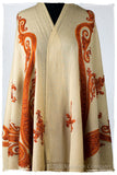 Mocha Monique Royale Paisley Shawl