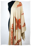 Mocha Monique Royale Paisley Shawl