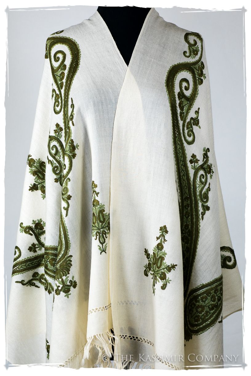 Watercress Winnie Royale Paisley Shawl