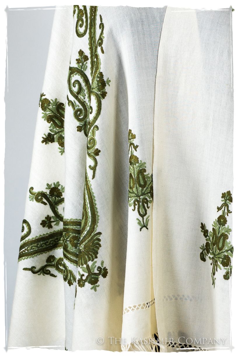 Watercress Winnie Royale Paisley Shawl