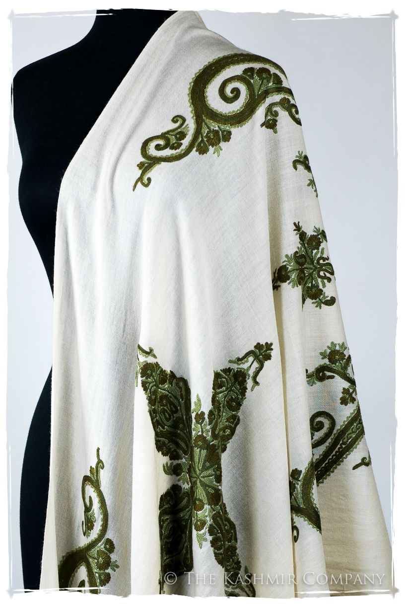 Watercress Winnie Royale Paisley Shawl