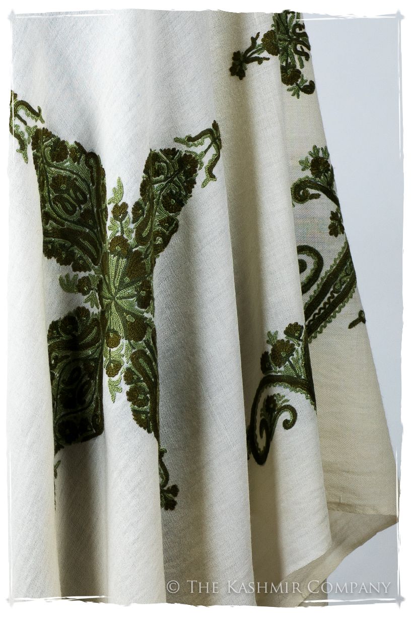 Watercress Winnie Royale Paisley Shawl