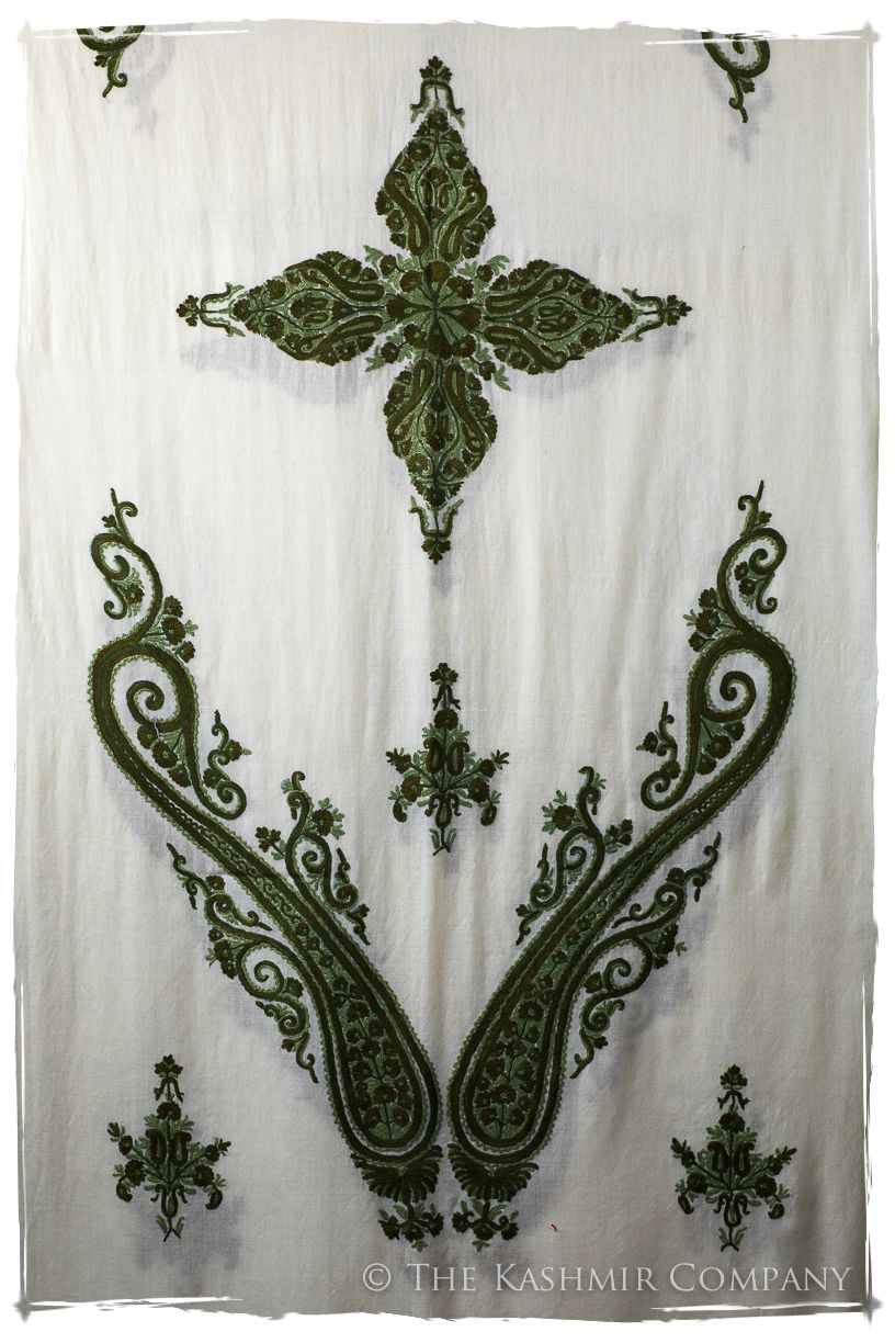 Watercress Winnie Royale Paisley Shawl