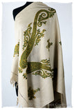 Sage Simone Royale Paisley Shawl