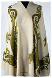 Sage Simone Royale Paisley Shawl