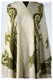 Sage Simone Royale Paisley Shawl