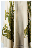 Sage Simone Royale Paisley Shawl