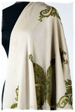 Sage Simone Royale Paisley Shawl