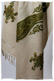 Sage Simone Royale Paisley Shawl