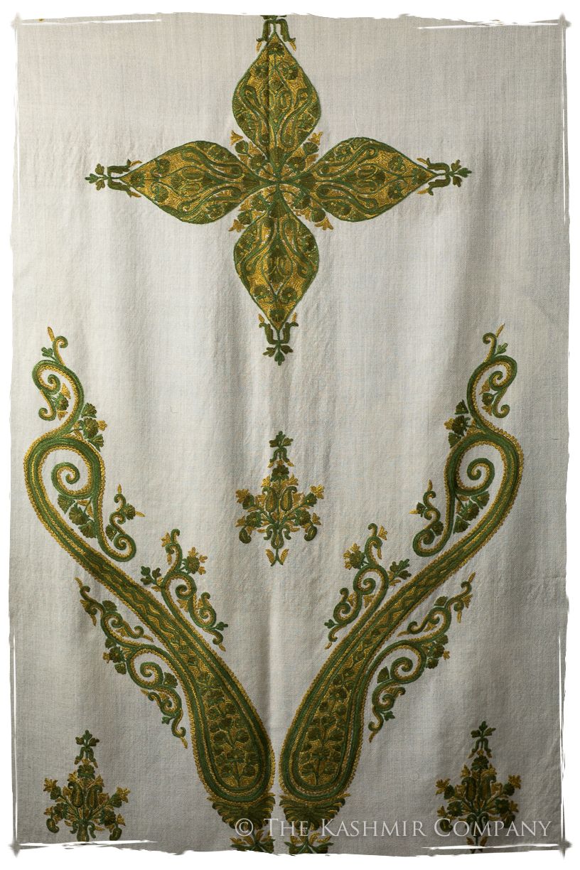 Sage Simone Royale Paisley Shawl
