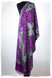 Palais d'orient ciel Violet Française Paisley Shawl