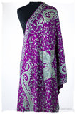 Palais d'orient ciel Violet Française Paisley Shawl