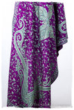 Palais d'orient ciel Violet Française Paisley Shawl