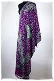 Palais d'orient ciel Violet Française Paisley Shawl