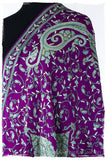 Palais d'orient ciel Violet Française Paisley Shawl