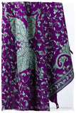 Palais d'orient ciel Violet Française Paisley Shawl