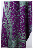 Palais d'orient ciel Violet Française Paisley Shawl