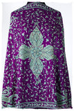 Palais d'orient ciel Violet Française Paisley Shawl