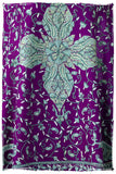 Palais d'orient ciel Violet Française Paisley Shawl
