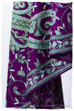 Palais d'orient ciel Violet Française Paisley Shawl