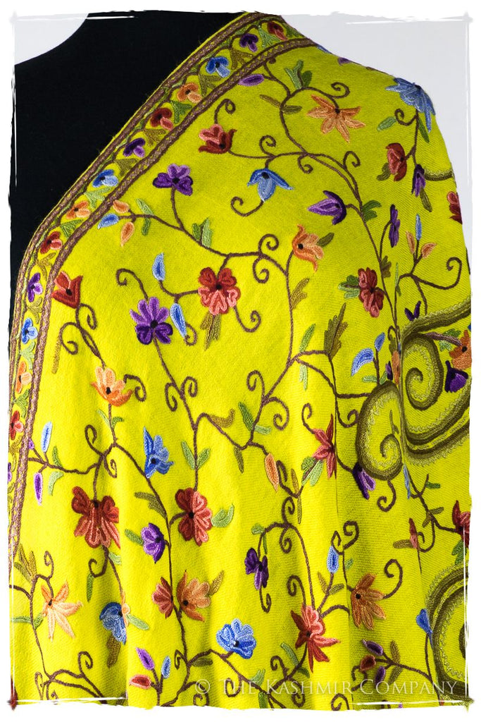 Jardin de Pierre Précieuse Topaze Paisley Shawl