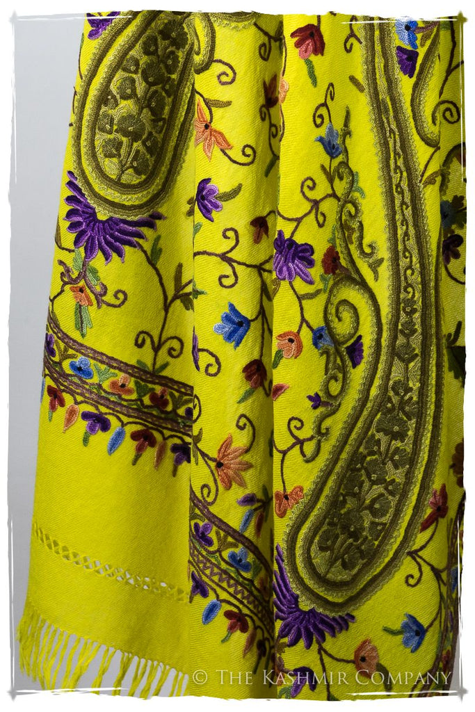 Jardin de Pierre Précieuse Topaze Paisley Shawl