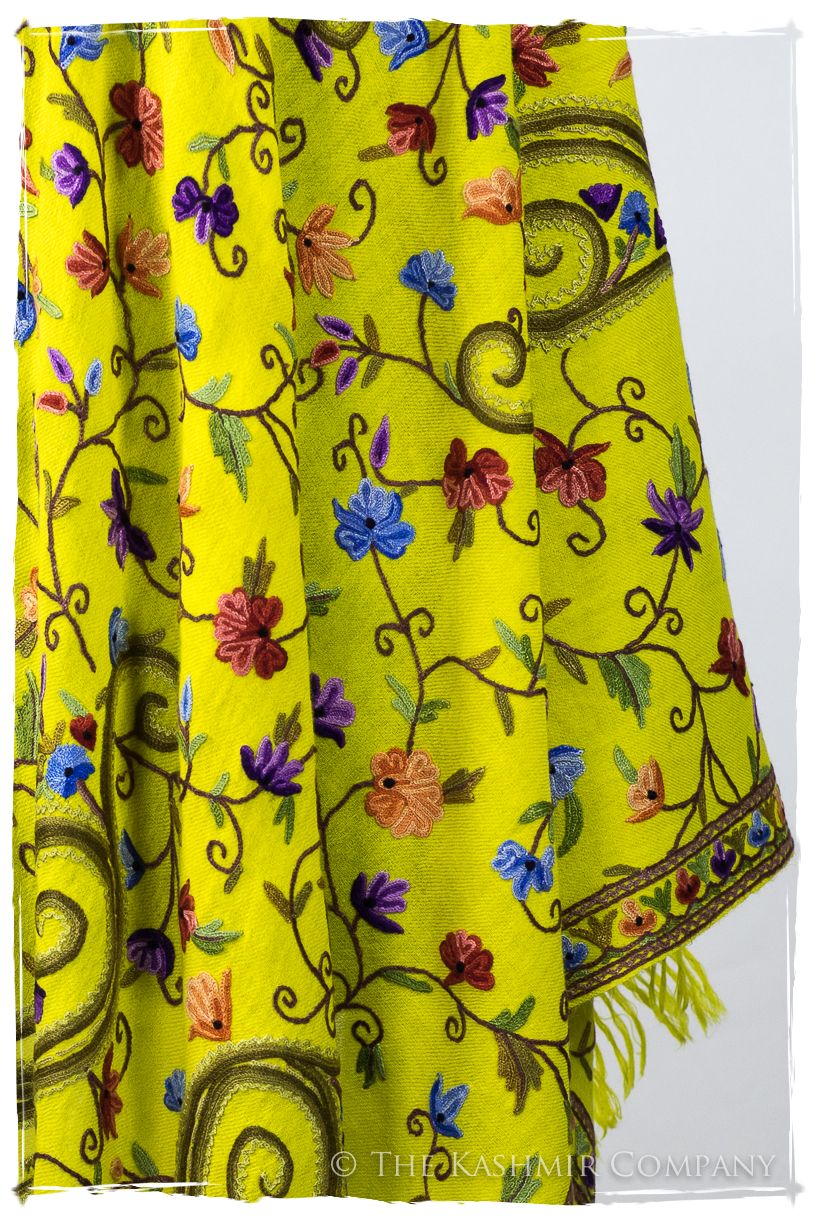 Jardin de Pierre Précieuse Topaze Paisley Shawl