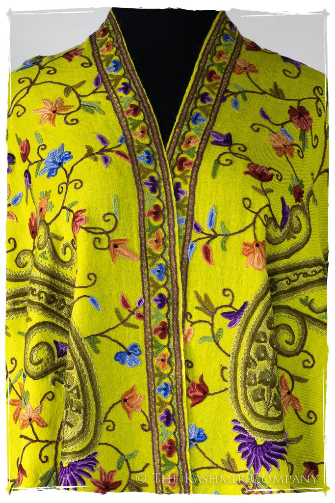 Jardin de Pierre Précieuse Topaze Paisley Shawl