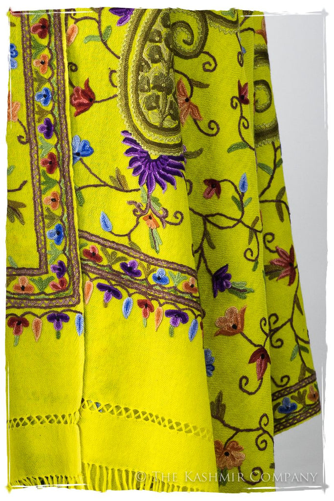 Jardin de Pierre Précieuse Topaze Paisley Shawl