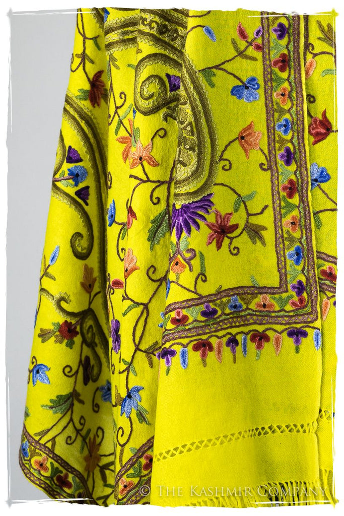 Jardin de Pierre Précieuse Topaze Paisley Shawl
