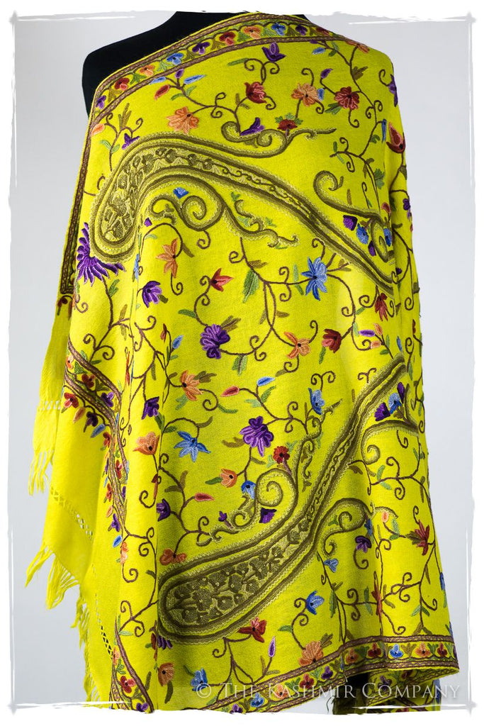 Jardin de Pierre Précieuse Topaze Paisley Shawl