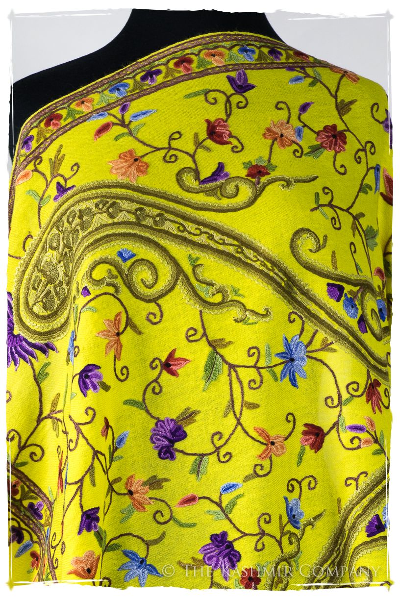 Jardin de Pierre Précieuse Topaze Paisley Shawl