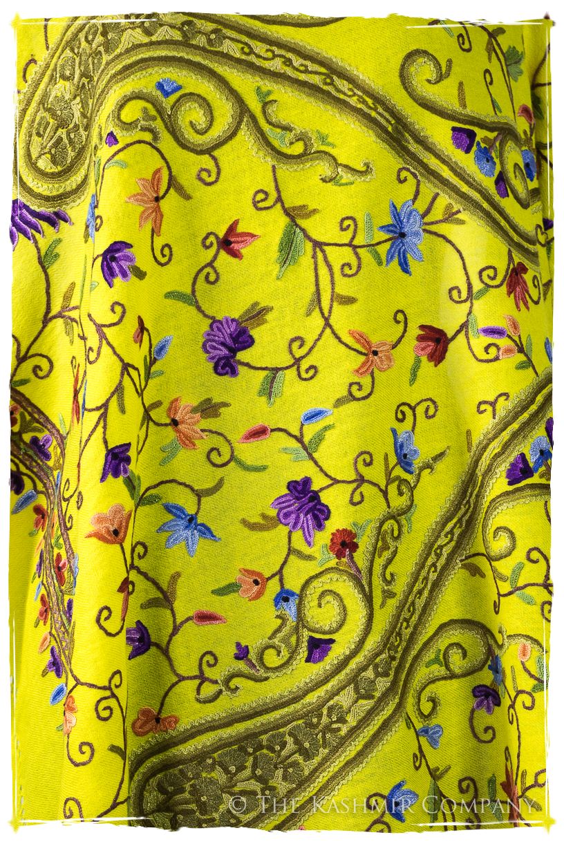 Jardin de Pierre Précieuse Topaze Paisley Shawl