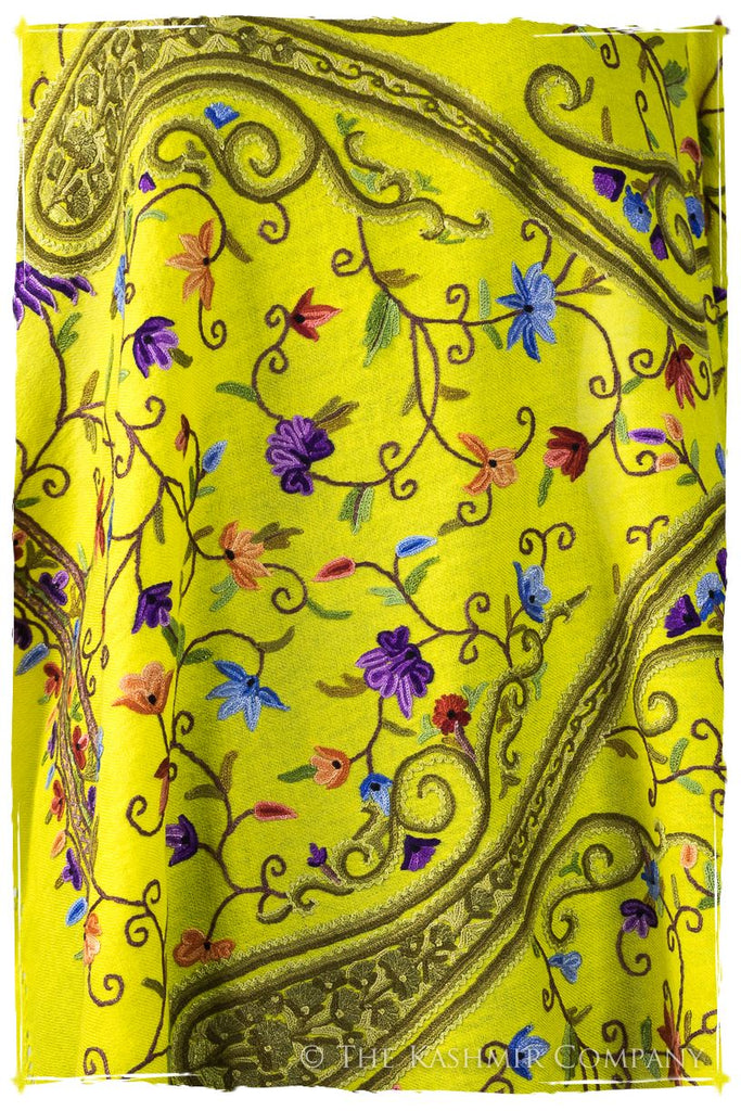 Jardin de Pierre Précieuse Topaze Paisley Shawl